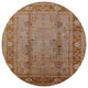 Ahgly Company Indoor Round Mid-Century Modern Area Rugs, 3' Round