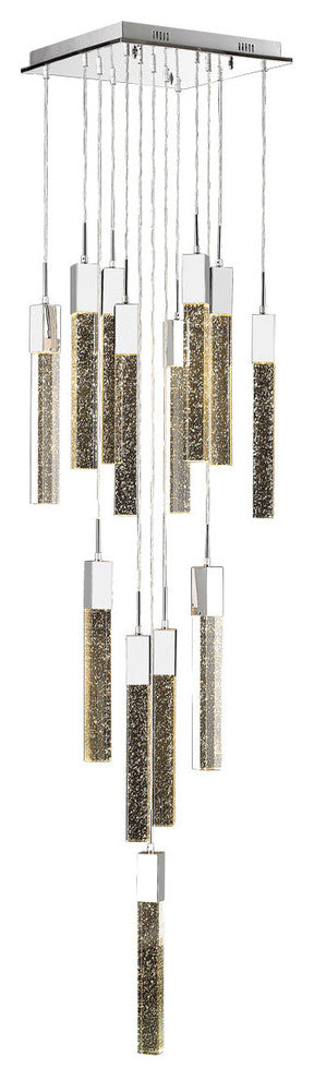 Glacier Avenue 13 Light Pendant in Polished Chrome