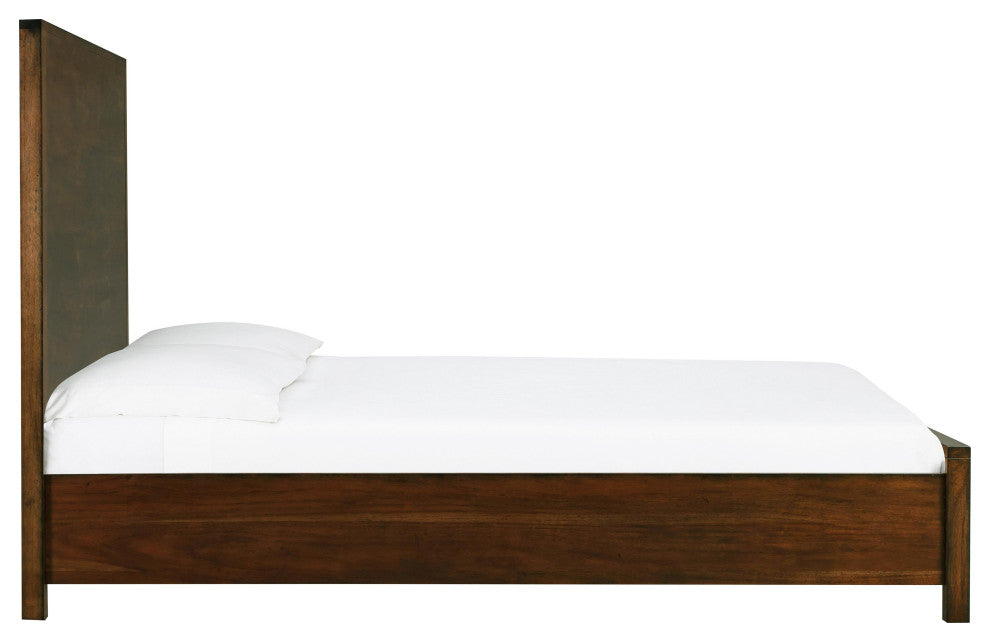 Asheville Vintage Umber Wooden King Bed