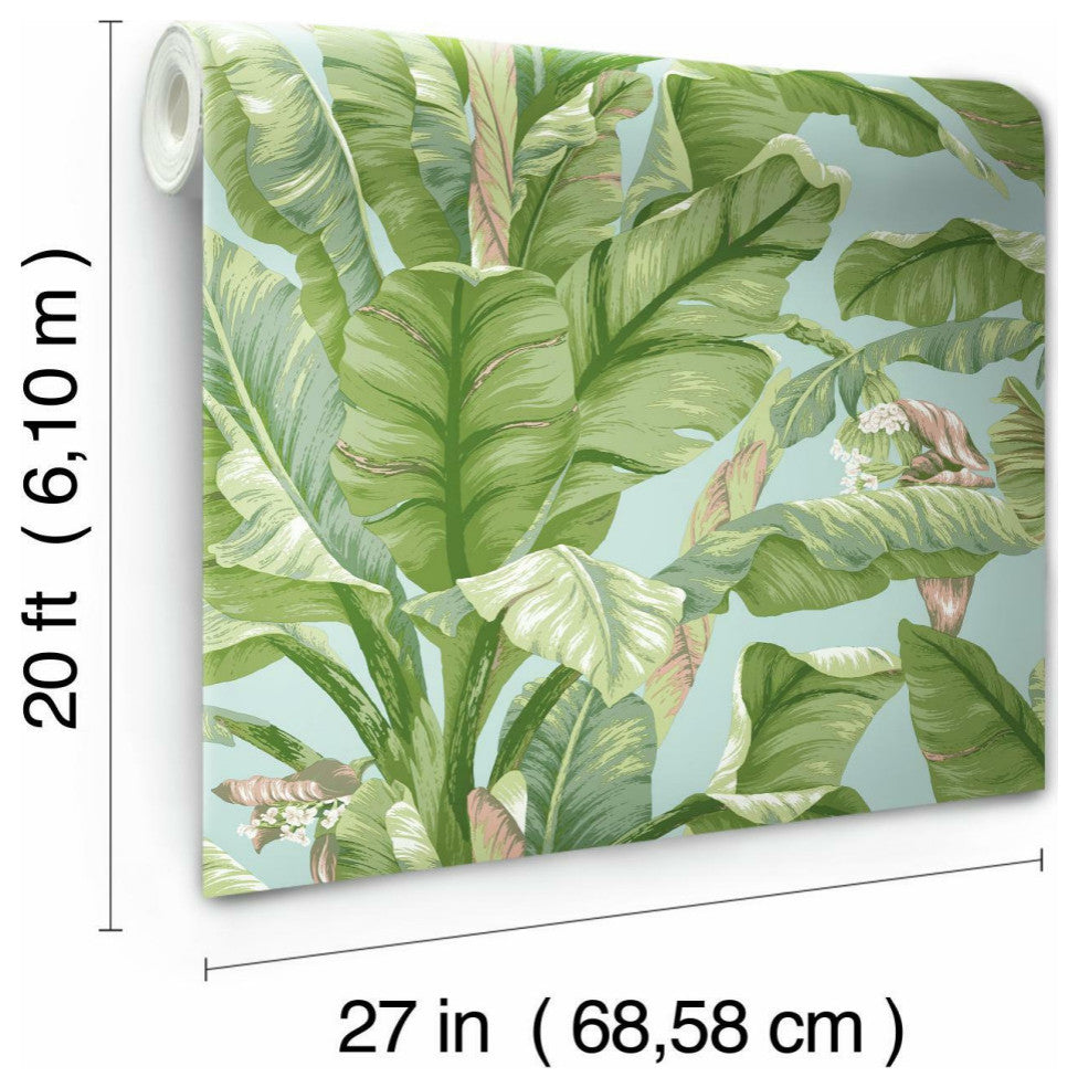 Banana Leaf Peel and Stick Wallpaper
