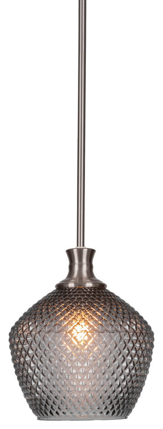 Zola 1-Light Stem Hung Pendant, Brushed Nickel