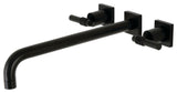 KS6040ML Wall Mount Tub Faucet, Matte Black