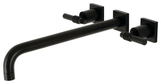 KS6040ML Wall Mount Tub Faucet, Matte Black