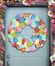 Easter Eggs Wreath Door Hanger