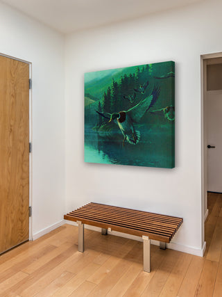 "Mallard Duck" Painting Print on Wrapped Canvas