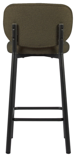 Curved Back DIning Chair, Set of 2, Cedar Boucle, Counter Height