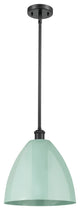 Innovations 516-1S-BK-MBD-12-SF-LED 1 Light Pendant, Matte Black