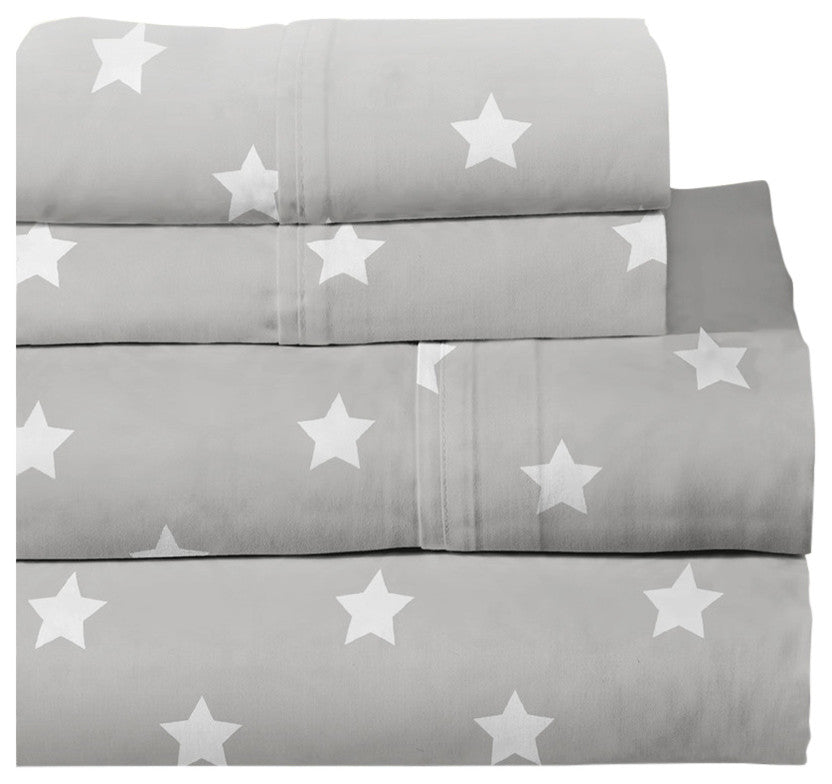Lullaby Bedding Space Printed Sheet Set, Space Collection, Twin XL