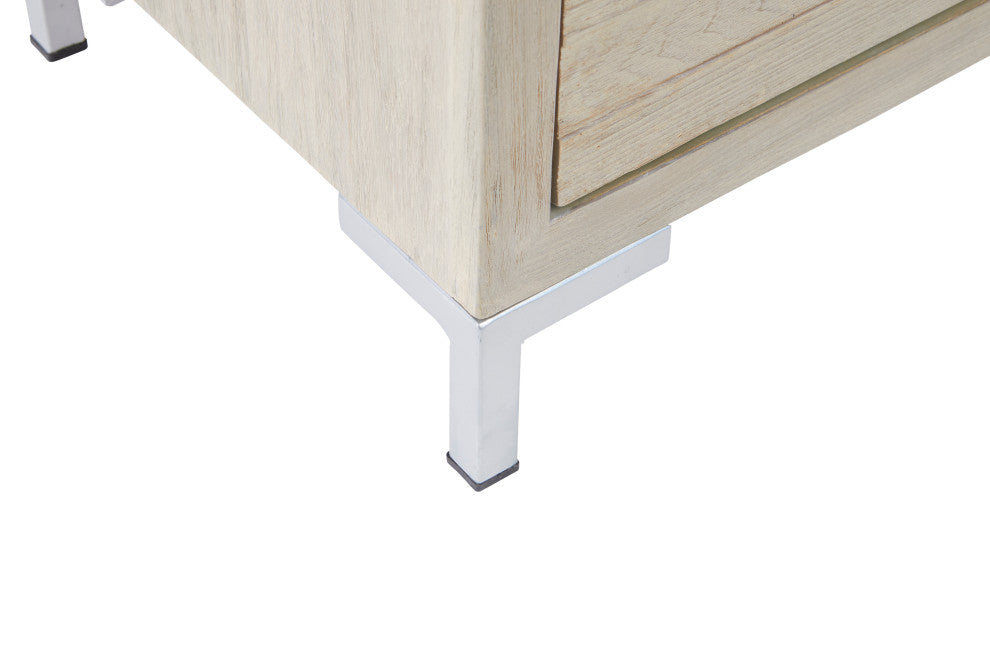 White Wash 4-door Sideboard 71x18x31