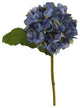 12" Hydrangea Artificial Flower, Set of 12, Blue