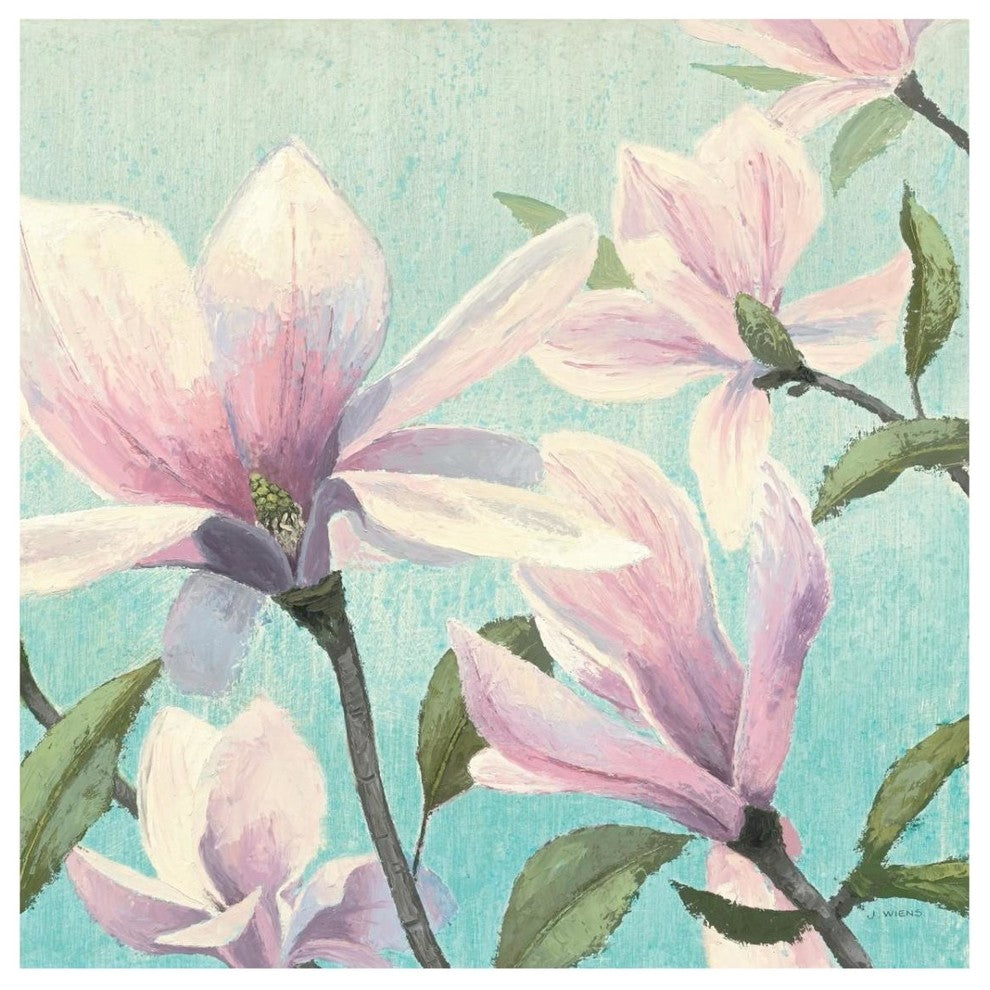 "Southern Blossoms I Square" Digital Paper Print by James Wiens, 32"x32"