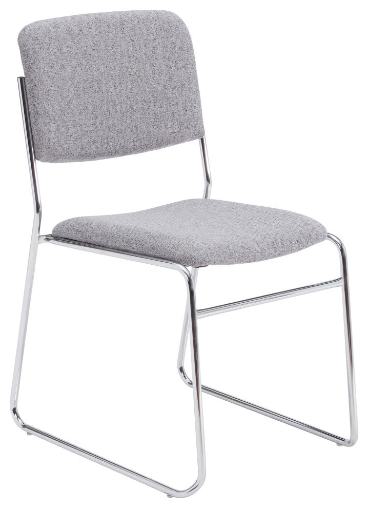 NPS 8600 Fabric Padded Signature Stack Chair, Classic Grey