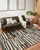 Chris Loves Julia x Loloi Alice Cream/Charcoal 2'-7" x 8'-0" Area Rug