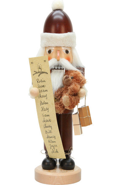 Christian Ulbricht Nutcracker- Santa With List (Natural)