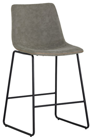 Cal Counter Stool, Antique Gray, Set of 2
