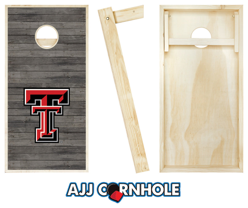 Texas Tech Distressed Cornhole Set