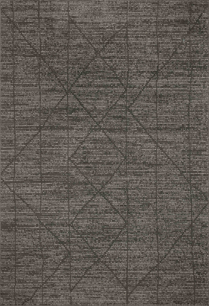 Loloi II Kamala Charcoal / Ivory 7'-10" x 10' Area Rug