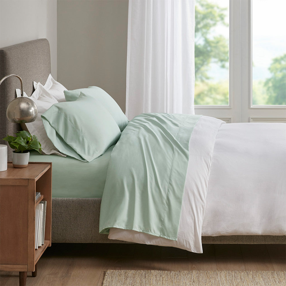 Sleep Philosophy Smart Cool Microfiber Sheet Set, Aqua