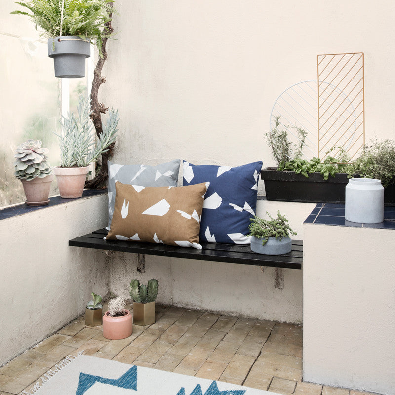 Cut Cushion (Dark Blue)