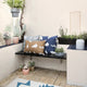 Cut Cushion (Dark Blue)