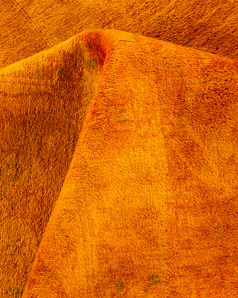 Fine Vibrance, One-of-a-Kind Handmade Area Rug Yellow, 15'9"x12'3"