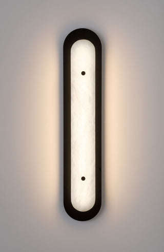 Tramore, Outdoor , 30", Powder Coat Black, Alabaster