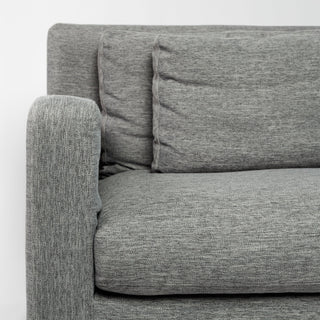 Denly II 92" Casterock Gray Slipcover 3-Seater Sofa
