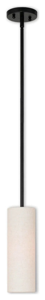 Livex Meridian 1 Light 5" Pendant, English Bronze