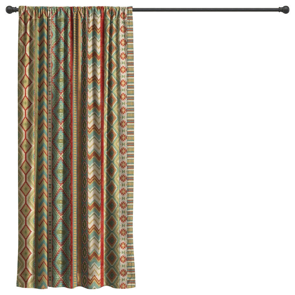 Country Mood Sage Room Darkening Window Curtain, 84"