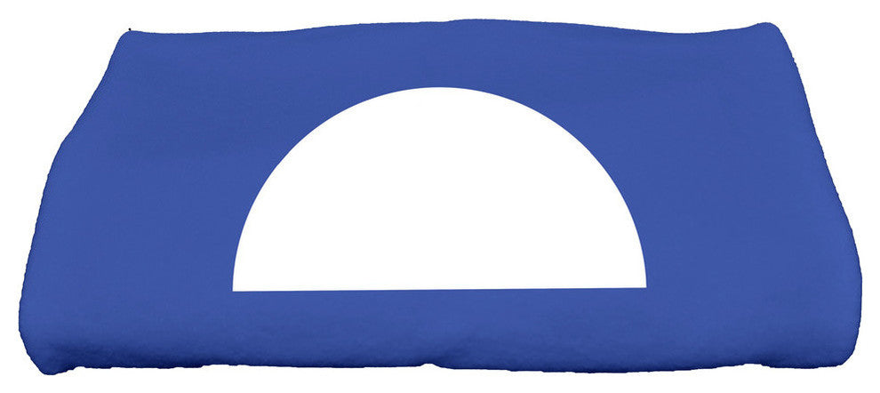 28 x 58-inch, Lock, Geometric Print Bath Towel, Blue