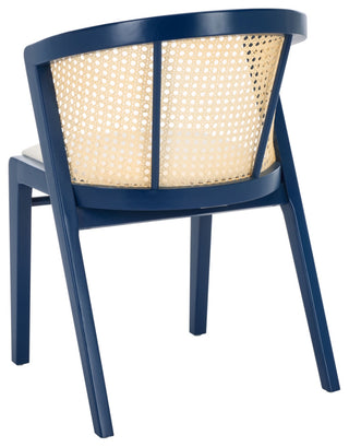 Safavieh Edan Dining Chair, Navy/White
