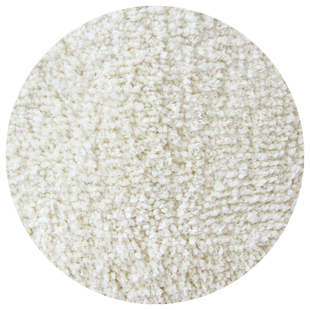Microfiber Polyester Double Sink Bath Mat Runner - 48"L x 20"W, Off White
