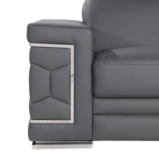 Oliver Genuine Leather, 2-Piece Set, Grey