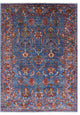 4' 10" X 6' 10" Persian Tabriz Hand-Knotted Wool Rug Q5778