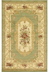 Unique Loom Brown Henry Versailles 6' 0 x 6' 0 Square Rug