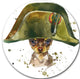 Toy Terrier Dog Graphics Art, Animal Disc Metal Artwork, 38"