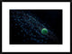"Cosmic Ball" Framed Digital Print by Joe Conroy, 30x22"