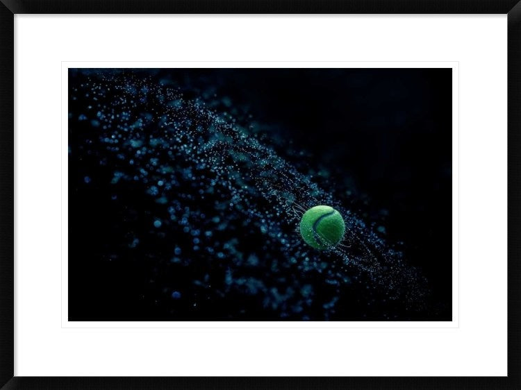 "Cosmic Ball" Framed Digital Print by Joe Conroy, 30x22"