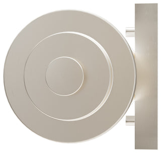 Holly Grove Brushed Nickel With Cased White Glass 2 Light Vanity Wall