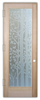 Interior Prehung Door or Interior Slab Door - Forest Trees - Douglas Fir...