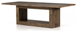 Perrin Dining Table 93, Rustic Fawn