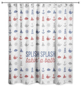 Splish Splash Takin' A Bath 71x74 Shower Curtain