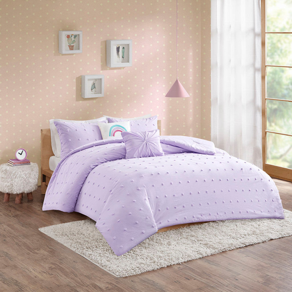 Urban Habitat Kids Callie Pom-Pom Rainbow Comforter Set