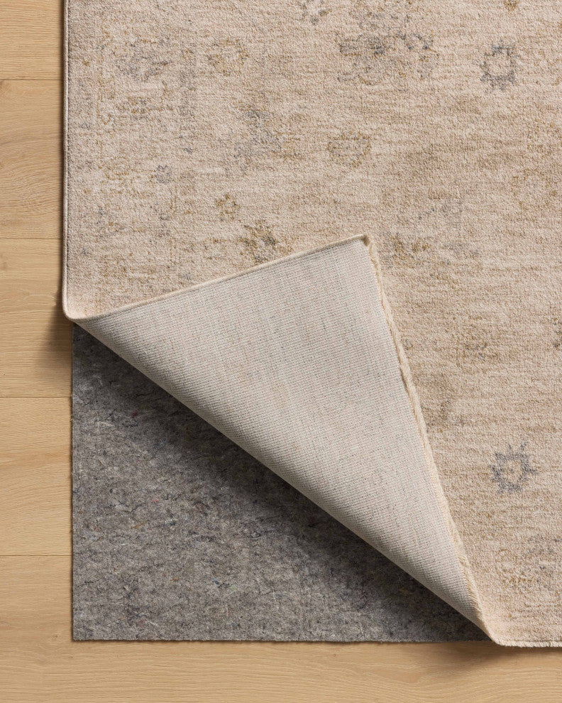 Chris Loves Julia x Loloi Louisa Oatmeal / Stone 5'-3" x 7'-6" Area Rug