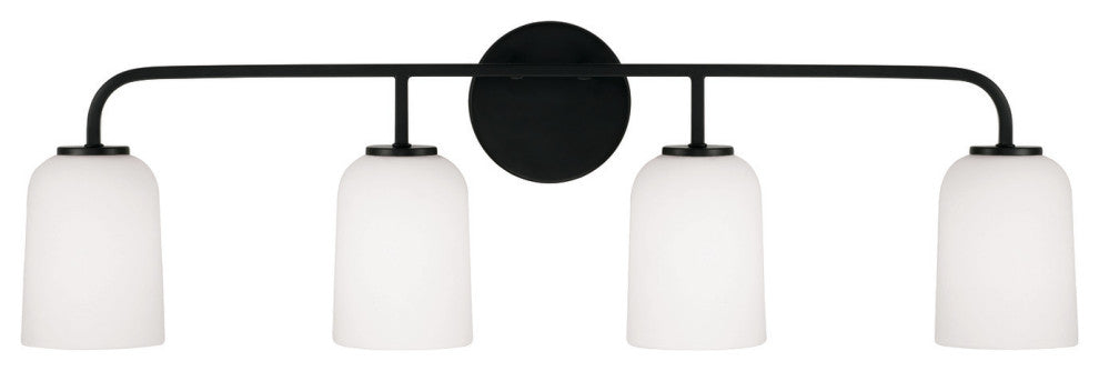 Capital Lighting 148841-542 Lawson 4 Light 33"W Vanity Light - Brushed Nickel