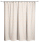 Orange Quatre on White 71x74 Shower Curtain