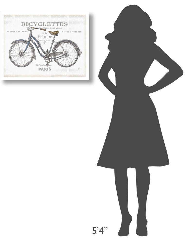 "Bicycles II v2" Digital Paper Print by Daphne Brissonnet, 26"x20"