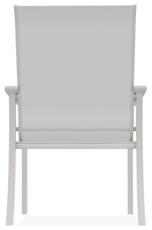 St. Catherine Sling Outdoor Armchair, White/Snow