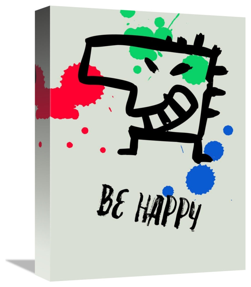 "Be Happy Poster 1" Fine Art Print