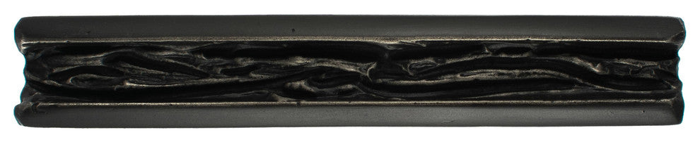 Rapids Pewter Cabinet Pull Hawk Hill Hardware, Black Iron